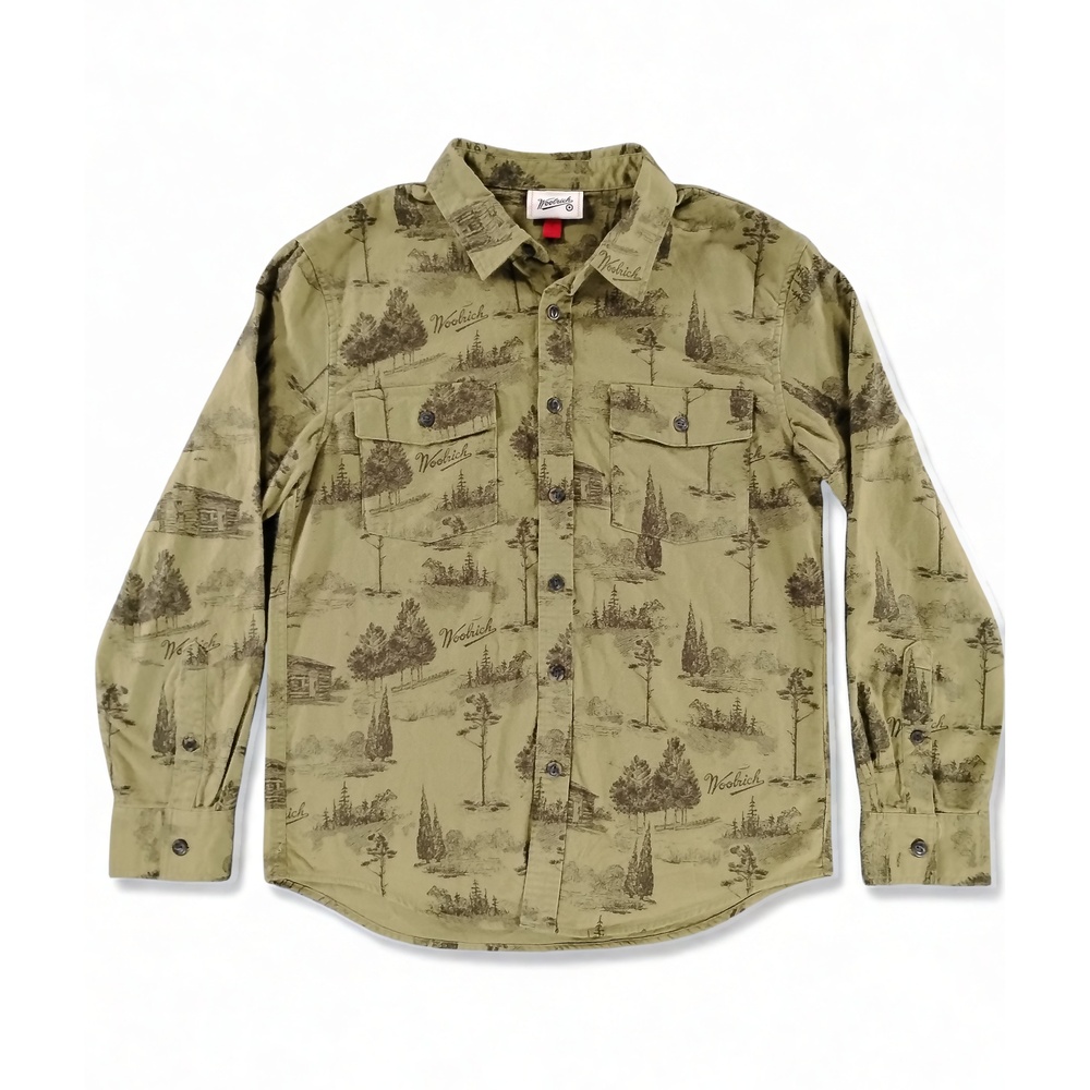 Woolrich x Target Flannel Shirt Small Mens Toile Gorpcore Outdoor Streetwear
